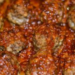 BBQ Meatballs in the oven