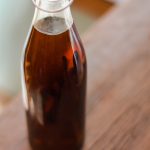 vanilla extract in a jar
