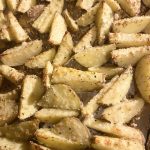 parmesan crusted potato wedges