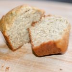 sourdough banana muffin