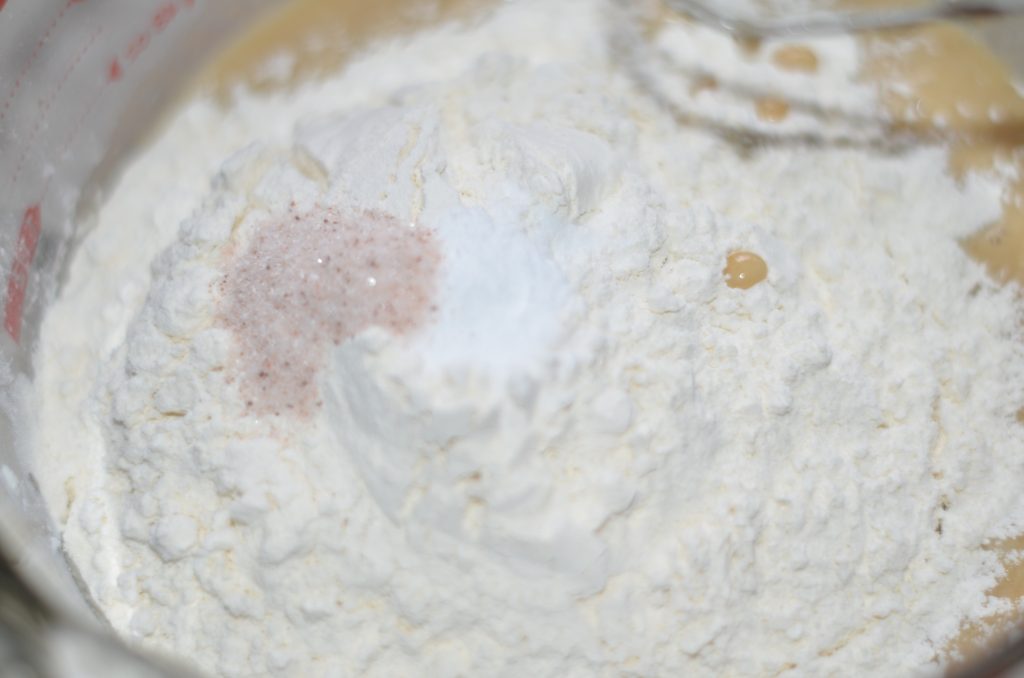 sourdough banana bread batter