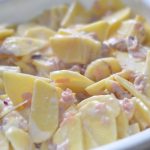 uncooked scalloped potatoes