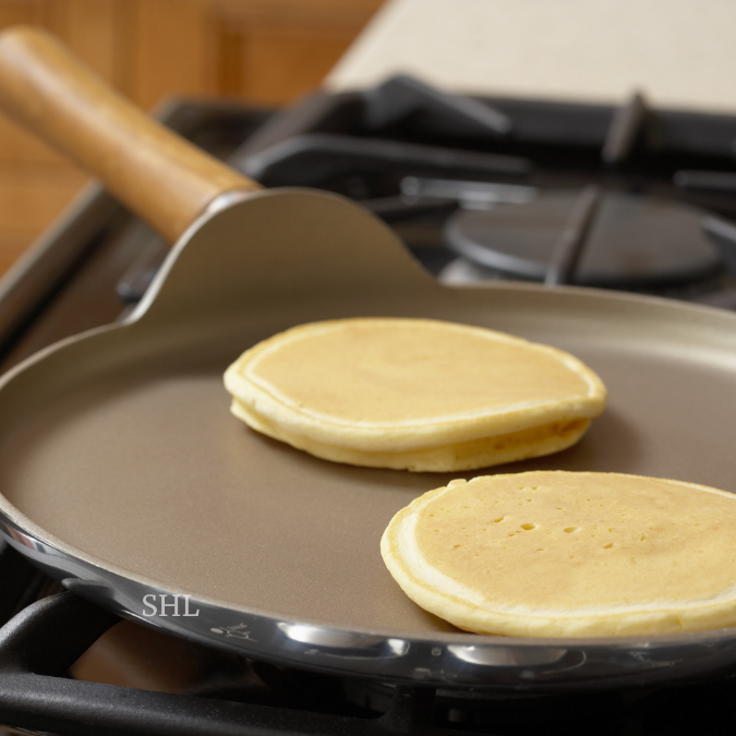 pancakes on skillet